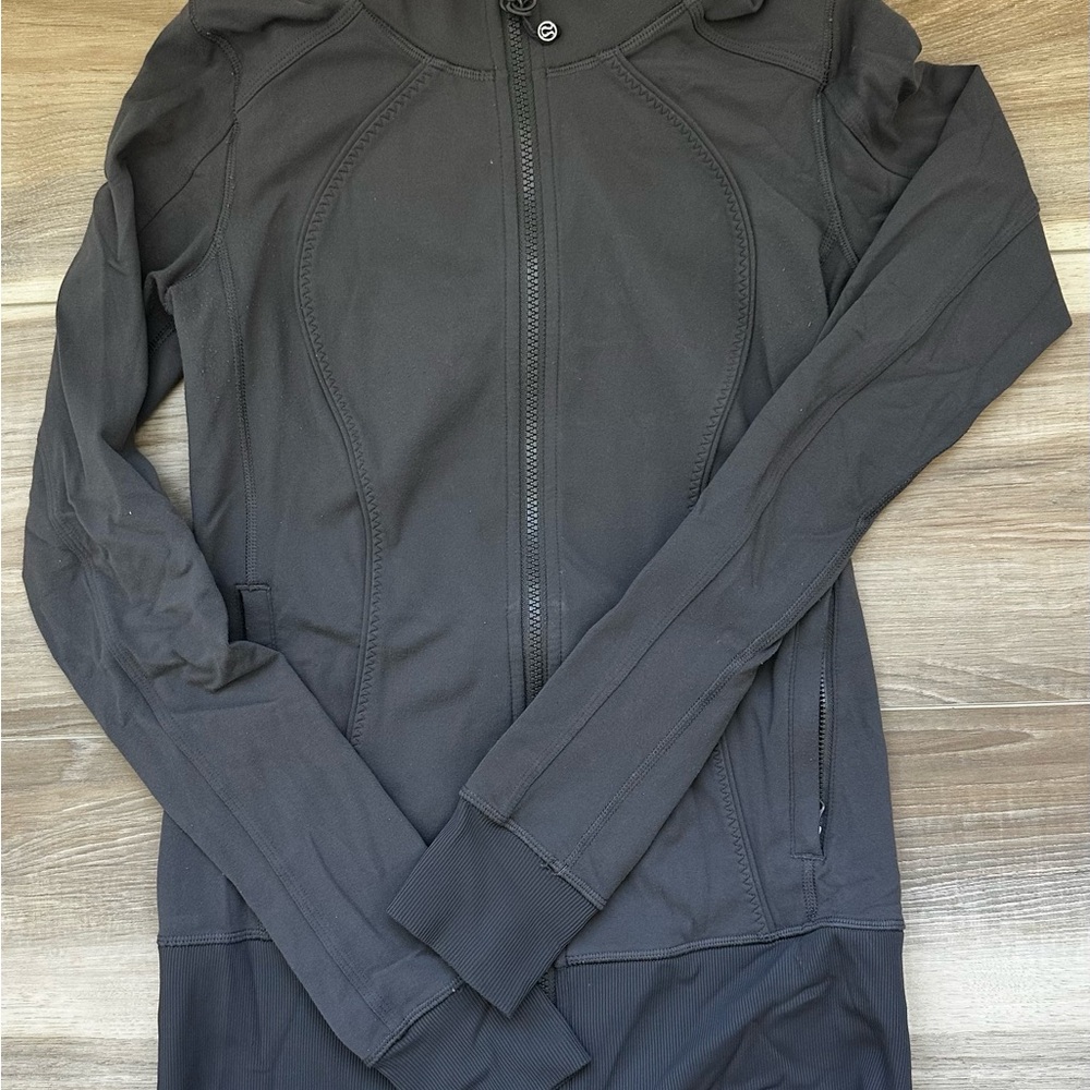 Lululemon Athletica Gray Zip-Up Jacket
